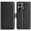 For Xiaomi Redmi Note 13 4G Cell Phone Case Dual Magnetic Clasp Leather Protective Cover