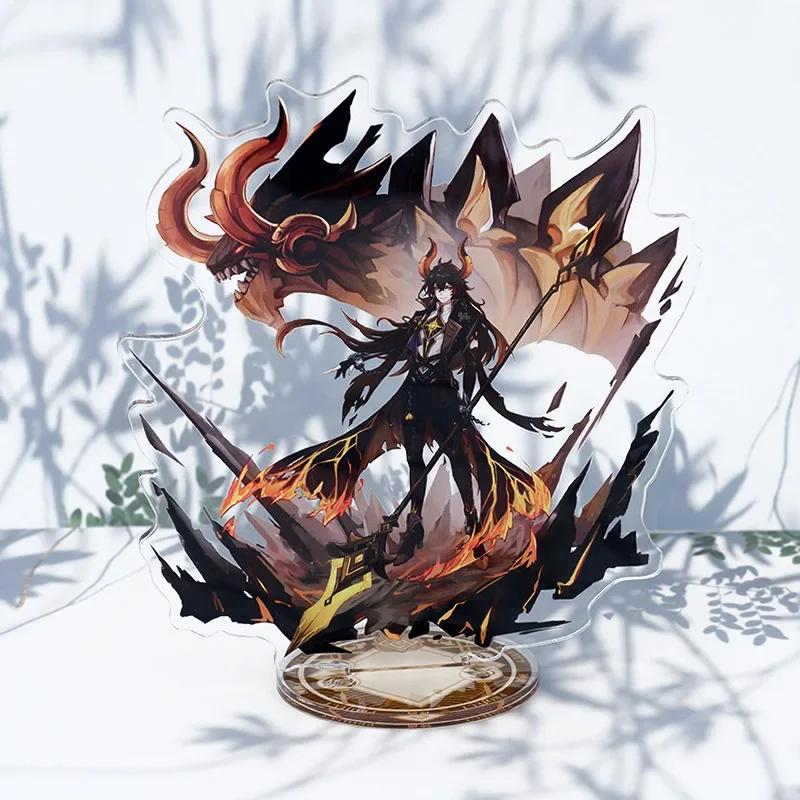 Game Impact New Stand Figure Acrylic Yelan Chevreuse Navia Xiao Cosplay Model Plate Desk Decor Fans Friend Gift