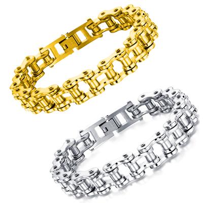 Bicycle Bicycle Bracelet Trendy Men's Hip Hop Titanium Steel Personality Men's Motorcycle Bracelet