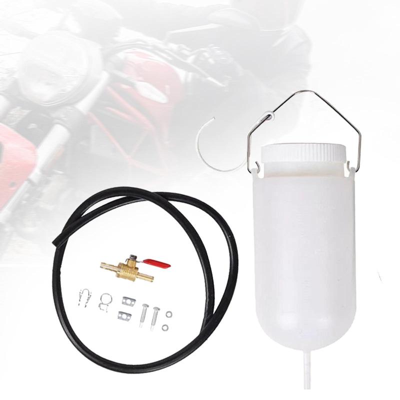 Auxiliary Fuel Tank 1L with Fuel Hose Versatile Fuel Storage for Motorcycles