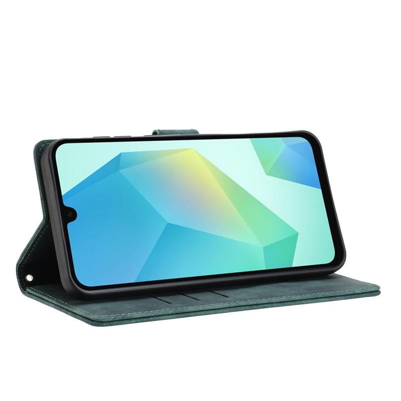 For Samsung Galaxy A56 5G Case with 2Pcs Tempered Glass WANLONFENG MTL Series Mandala Leather Phone Cover