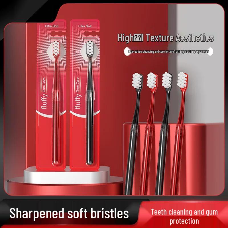 Luxury Soft Bristle Toothbrush Set for Adults - Portable, Individually Packaged, Ideal for Home Use and Travel