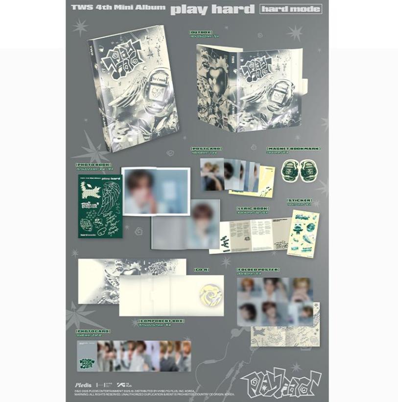 [Pre-Order] TWS Mini 4th Album “play hard” | K-Pop
