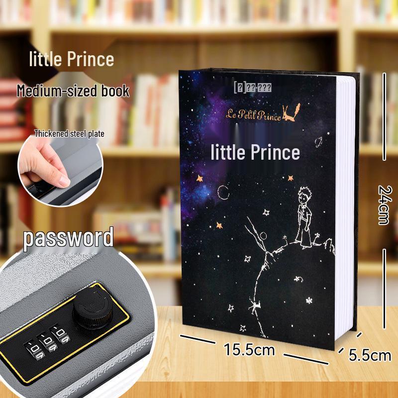 Creative Iron Book Safe: Password Protected Money Storage Box for Home or Office.