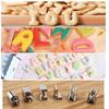 26pcs Letters Cake Mould Fondant Sugar Craft Stainless Steel Cookies Mold Decorating Tools DIY