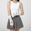 Thicken Bow Fingerless Gloves Cute Bowknot Hands Free Gloves Fashion Arm Sleeves  Winter