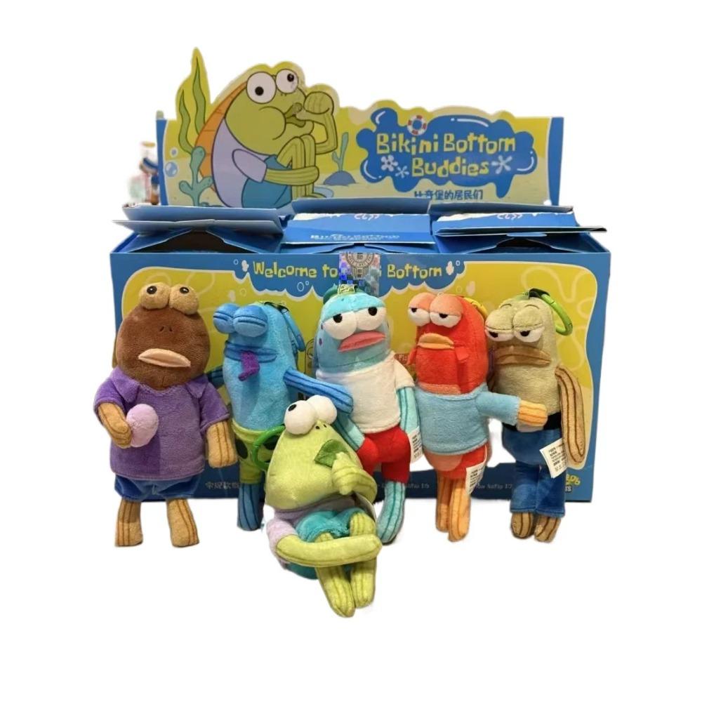 Genuine Bikini Botton Buddies Series Funny Plush Pendant Blind Box Trendy Doll Collection Cartoon Backpack Pendant Surprise Gift