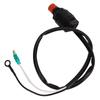 Marine Outboard Engine Stop Switch Waterproof Light ABS Engine Emergency Flameout Switch for T4 6E0?82575?00
