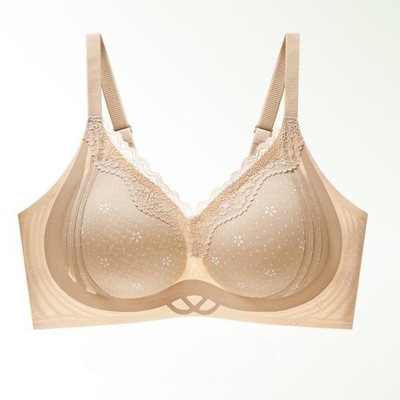 Summer Lightweight Seamless Bra, Small Bust Push Up Full Bust Minimizer Flirty Sexy Wireless Women's Bra