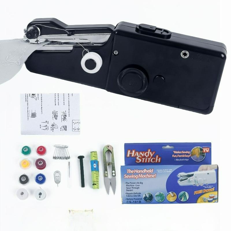 101 Portable Manual Mini Home Sewing Machine, Easy Sewing Shirt Pocket Handheld Sewing Machine