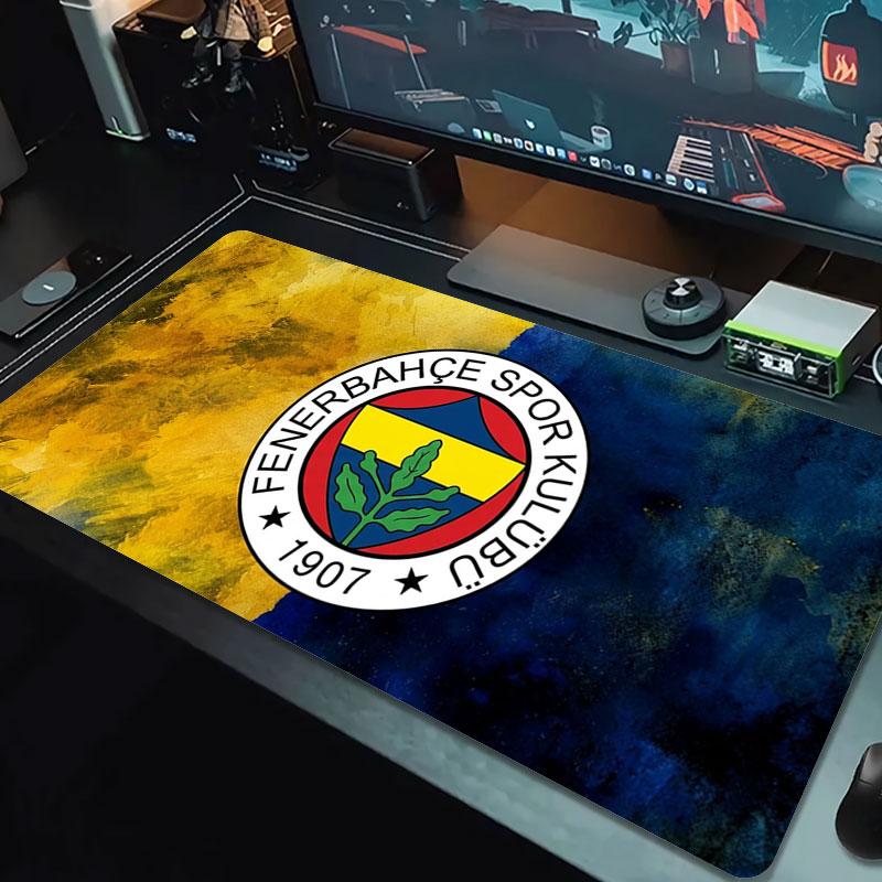 Fenerbahçe Sports Club Large Size Mouse Pad Large Gaming Table Cushion Non-slip Laptop Tablet Big Mousepad XXL Mat Mini PC Playmat With Lock edge