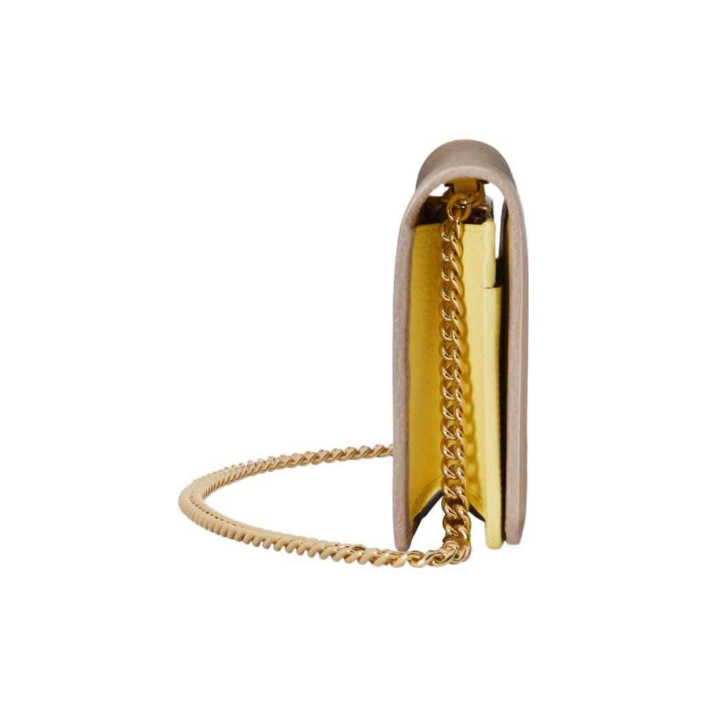 GUCCI GG Marmont Leather Shoulder Bag, Crossbody Bag Mini Women's Oat 497985-CAO2G-9561