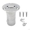38mm 1.5'' Marine Boat Gas Fuel Petrol Tank Deck Fill Filler with Keyless Cap and Key 316 Stainless