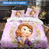 Set Biancheria da Letto 3 Pezzi Princess Sofia K-pop Music Group, Ideale per Camera da Letto, Dormitorio, Include Copripiumino e 2 Federe, Regali per Fan