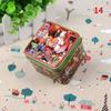 Christmas Candy Tin Box Cartoon Candy Jar Xmas Snowman Box Tea Storage Organizer Metal Box Christmas Gift Box Packaging