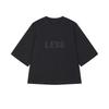 LESS 2025 Spring Cotton Loose Fit Crew Neck T-Shirt