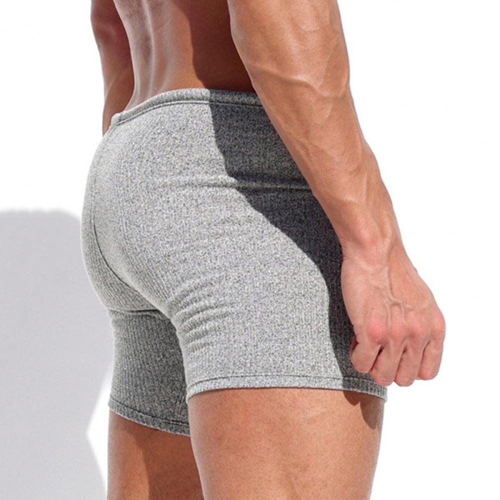 2025 Knielange Hosen Männer Sommer Kordelzug Shorts Slim Fit Über Knie Länge Einfarbig Strand Sport Casual Shorts