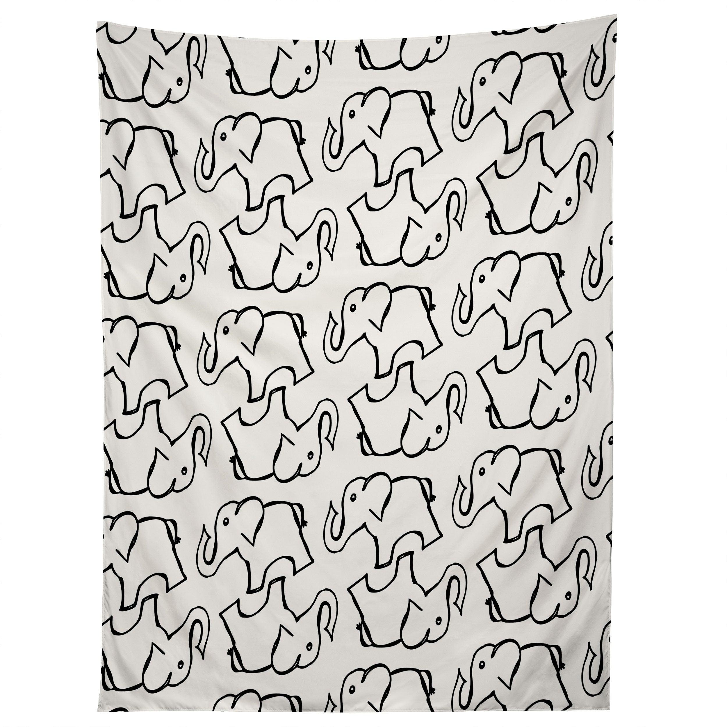 DARLING ELEPHANTS tapestry 75x100