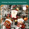 Christmas Stocking Christmas Decorations Goodie Bag Gift Fireplaces Xmases Tree Stocking Ornament for Holiday Family