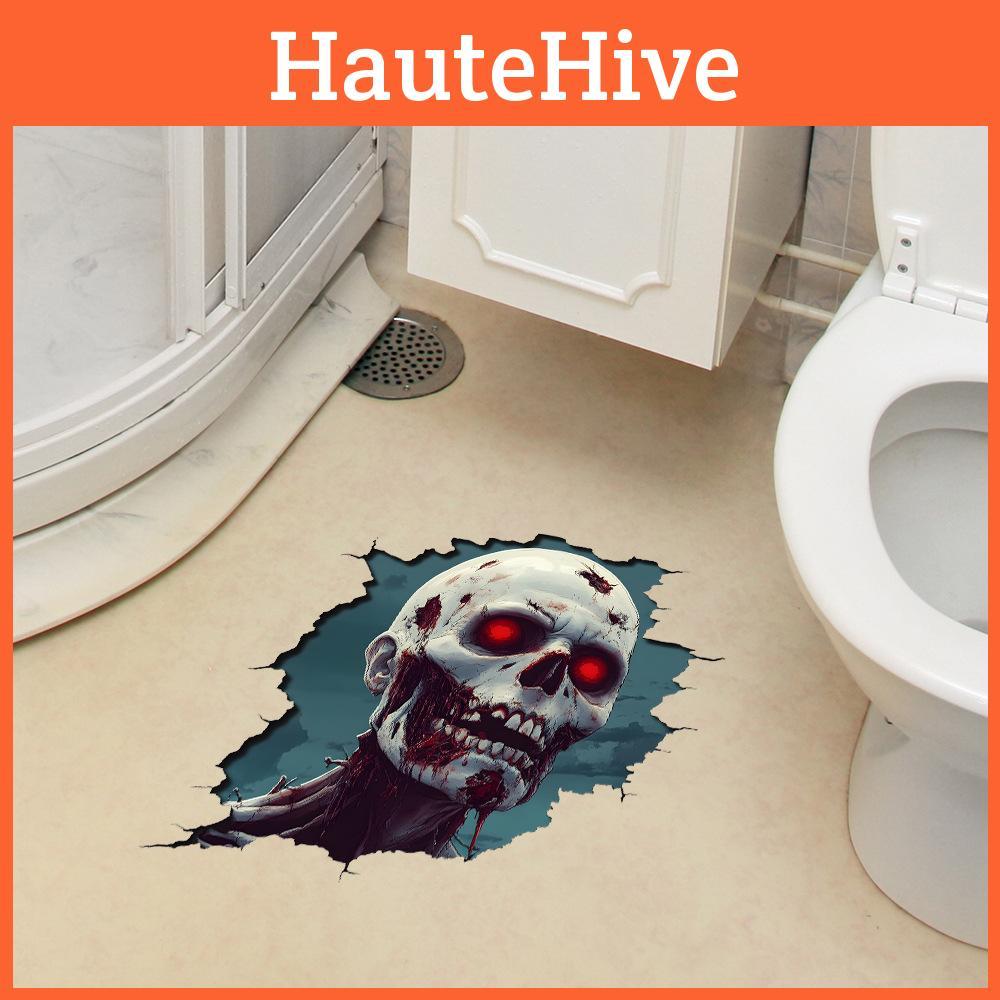 Halloween Horror Zombie Floor Stickers Bedroom Living Room Decoration Home
