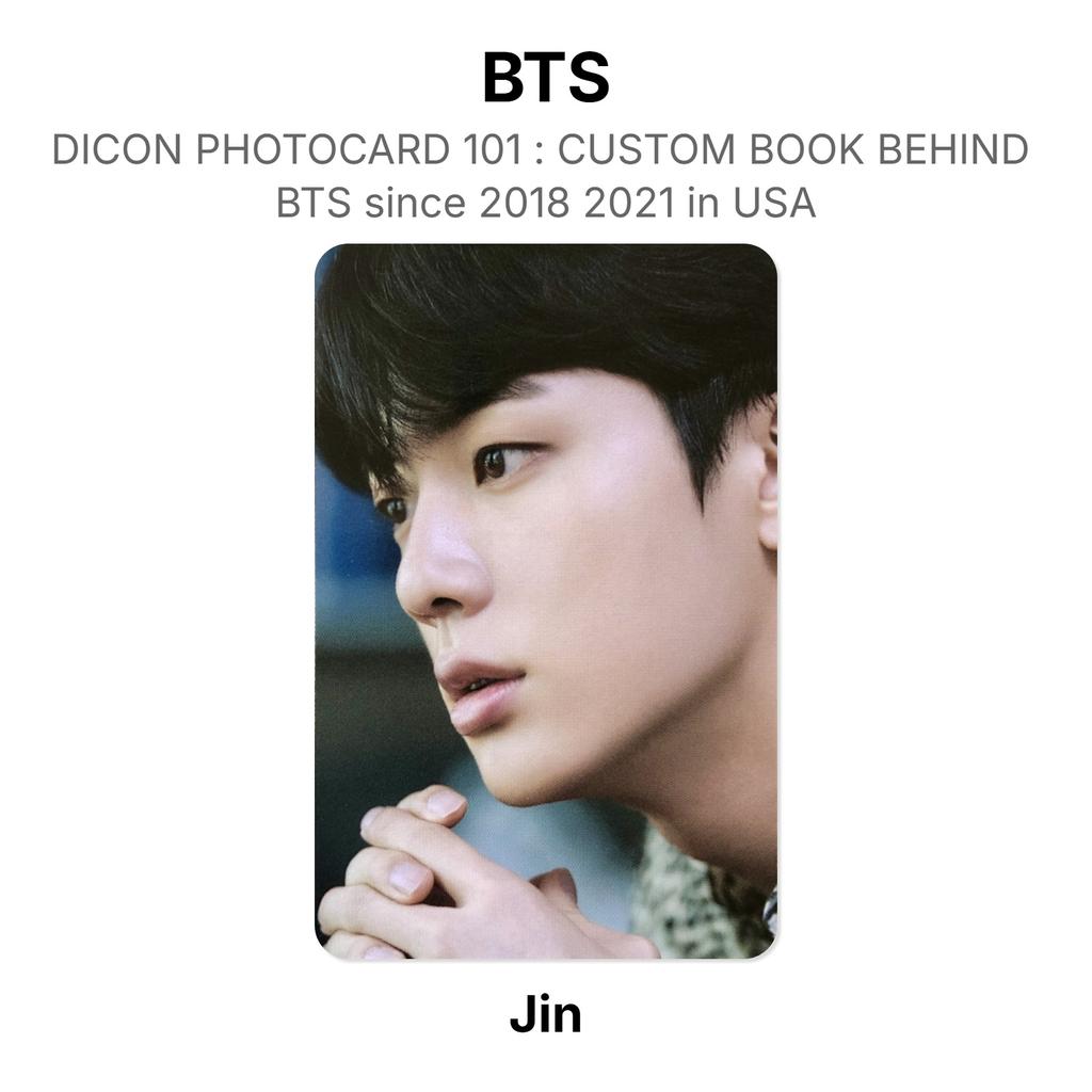 BTS DICON PHOTOCARD 101 : CUSTOM BOOK BEHIND BTS Since 2018 2021 In USA Official Photocard
