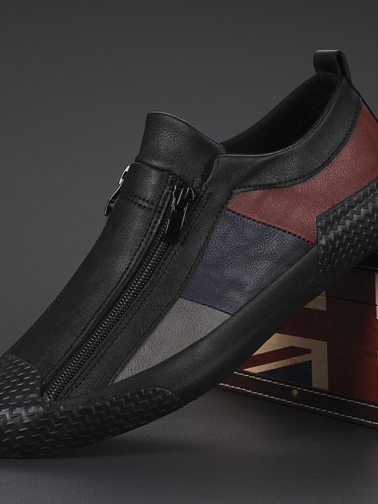 Men's Vulcanized Shoes Spring/Autumn Designer Sneakers Breathable Men Loafers Shoes Soft Sole Comfortable Casual Shoes Flats_voghion.com