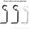 Curtain Rod Brackets Heavy Duty Drapery Hardware Adjustable Curtain Rod Holders Black for 7/8 or 1 Inch Rods, Set of 3 (Black, Fits Rods Up To 1