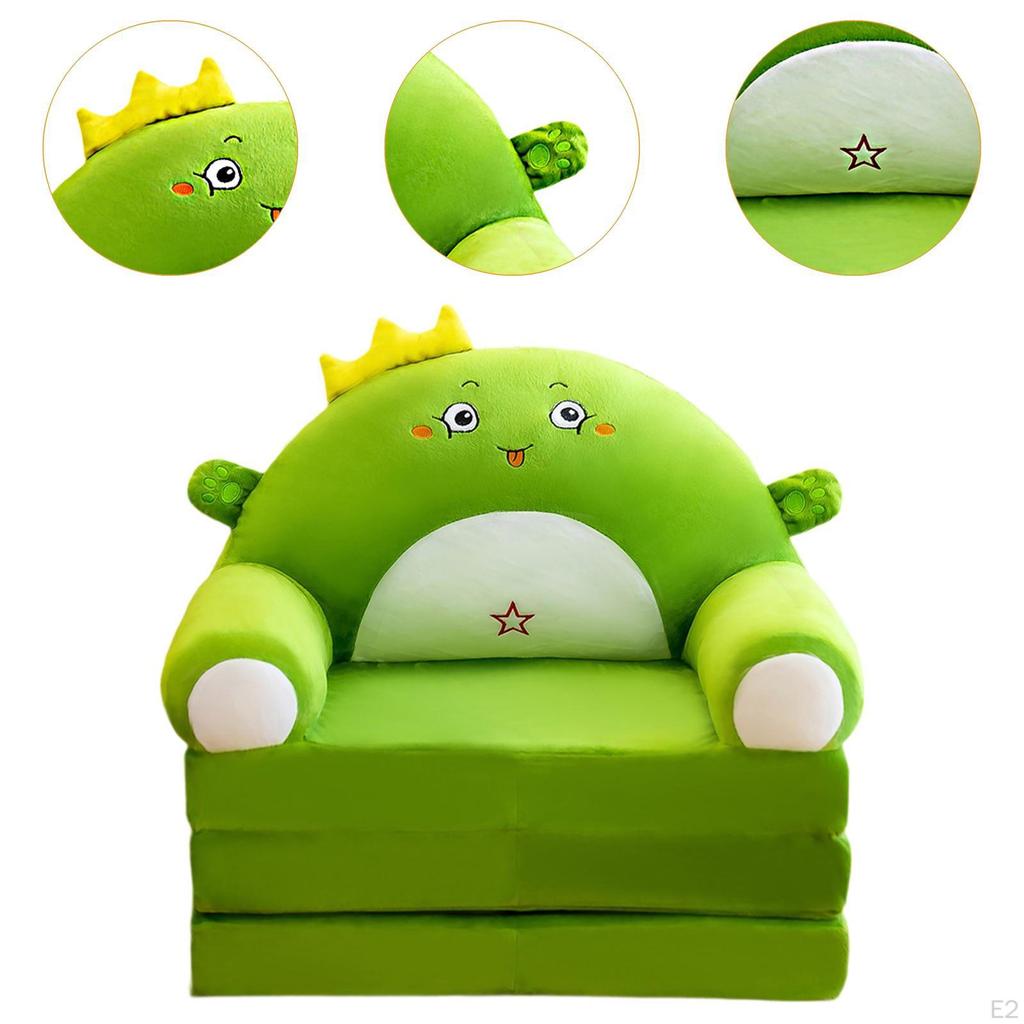 Children's Foldable Couch for Kids, Portable Design, Cartoon Nurseries