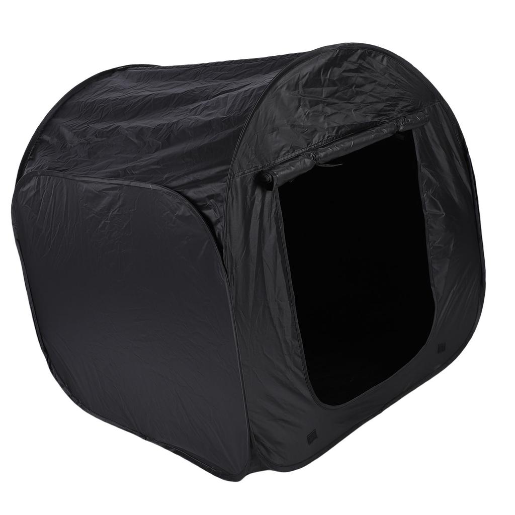 Kids Sensory Tent Portable Pop Up Children Play Tent Black with Door and Window for Indoor