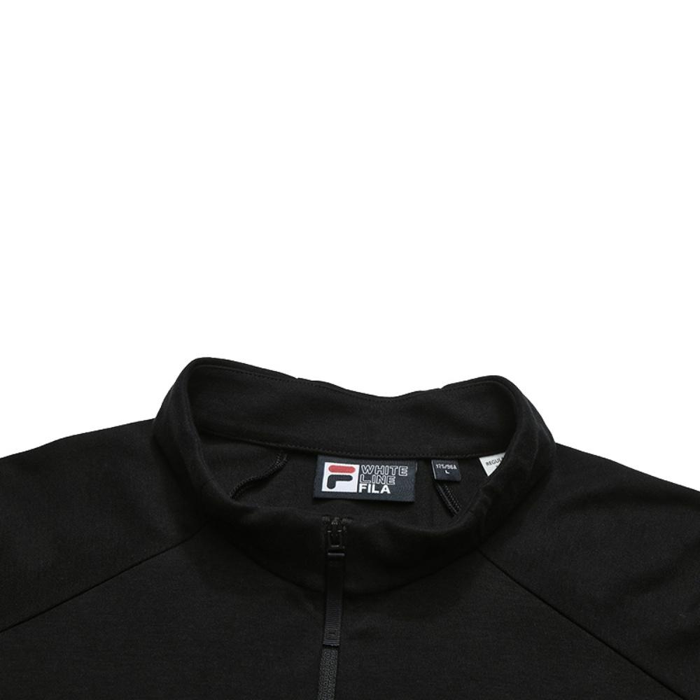 FILA White Fashion Simple Classic Basic Casual Versatile Long Sleeve T-Shirt Men Tops Black F11M543203FBK