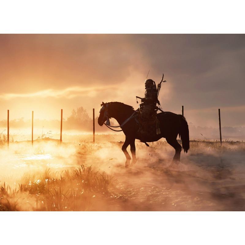 Ghost of Tsushima Action Adventure Game Posters and Prints Canvas Printing Retro Wall Art Picture for Games Room Home Decor Gift