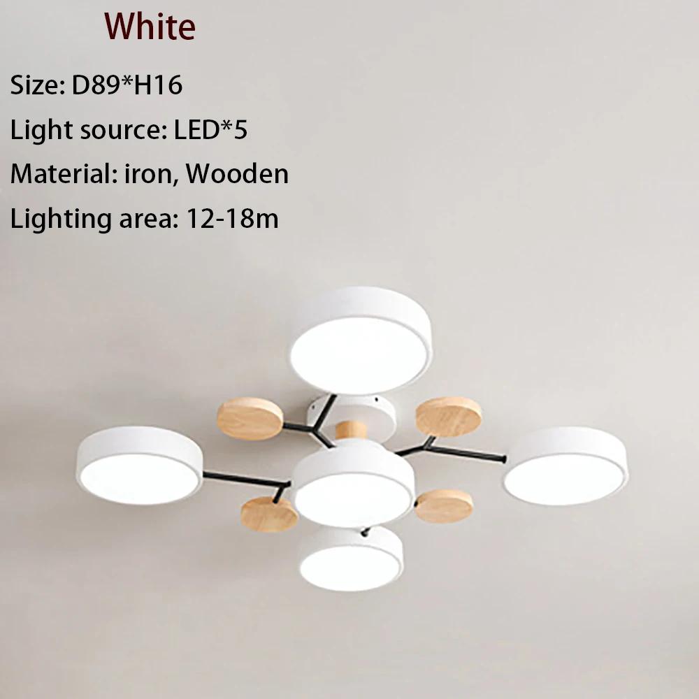 Modern LED Chandelier Macaron Ceiling Lamp For Bedroom Children's Room Living Dining Room Interior Decor Lighting Fixture Luster