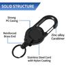 1/2PC Extendable Retractable Holders Wire Rope Keychain Anti-theft Elastic Keychain Sporty Retractable Key Ring Outdoor Tool