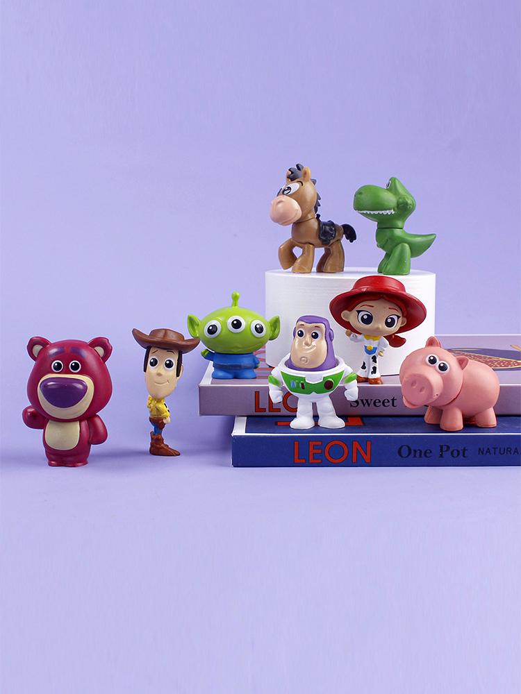 

8pcs / Collection Toy Story Action Figure Anime Cartoon Model Doll Car Decoration Cake Accessories Anime Figure Toy Children s Present NO BOX