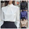 Women's Fashion Casual Solid Color Print Long Sleeve Blouses & Shirts