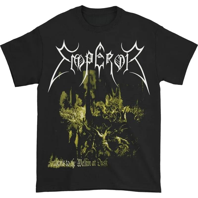 2026 Summer Emperor Vintage Black Metal Pentagram Print Tee Retro Death Rider Cotton Tshirt For Unisex Unisex Streetwear