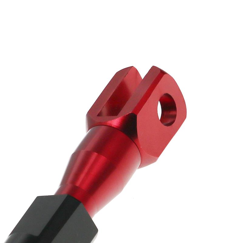 LMoDri Motorcycle Adjustable Height 21-25CM Kickstands Motor Scooter Modified Foot Bracket CNC Aluminum Alloy Side