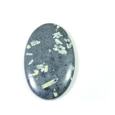 Cabochon ovale en jaspe chinois naturel, pierre précieuse en vrac, 32 x 53 mm, SK-1454