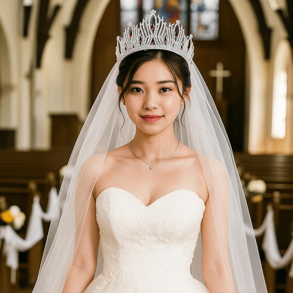 Elegant Wedding Tiara Luxury Bridal Headdress Wedding Headpiece Crystal Crown Wedding Ceremony