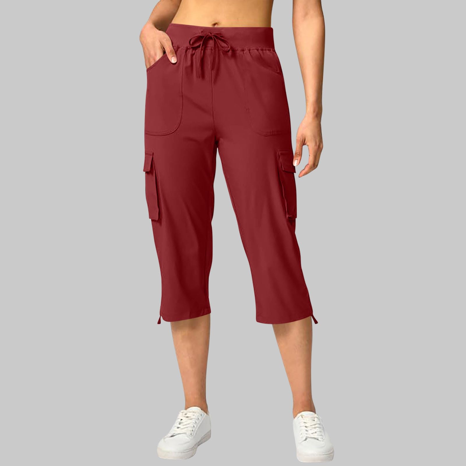 

Women s Fashionable Casual Pants XL винний
