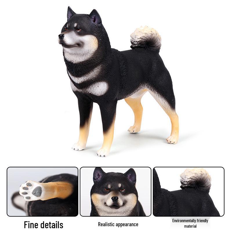 Large Shiba Inu & Akita Inu Dog Simulation Model Toy Ornament