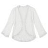 Fashion 2023 Summer New Beaded Lace Cardigan Short Jacket Women Coat J138