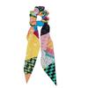 Kamado Nezuko Cosplay Large Intestine Hair Silk Scarf Ring New Head Rope French Style Girls Hair Band Gifts For Girls