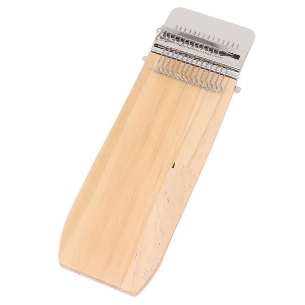 Small Weaving Loom Kit Portable Mini Loom Machine DIY Weaving Repair Tool with 14 Hooks for Socks Clothes