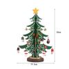 Wooden Material Christmas Tree Ornament Stereo Structure Christmas Decoration  Home