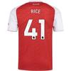 adidas Camiseta Local Arsenal 25/26 Mejor Escarlata/Blanco Tops para Hombre Rojo JI9517
