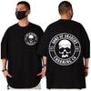 TV Play Sons of Anarchy Print T-Shirt Herren Damen Kleidung Gothic Mode Kurzarm-T-Shirts Sommer Freizeit Locker Baumwoll-T-Shirt