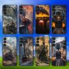Classic Steam Train Phone Case For Samsung Galaxy A13,A21s,A22,A31,A32,A52,A53,A71,A80,Soft Black Shell