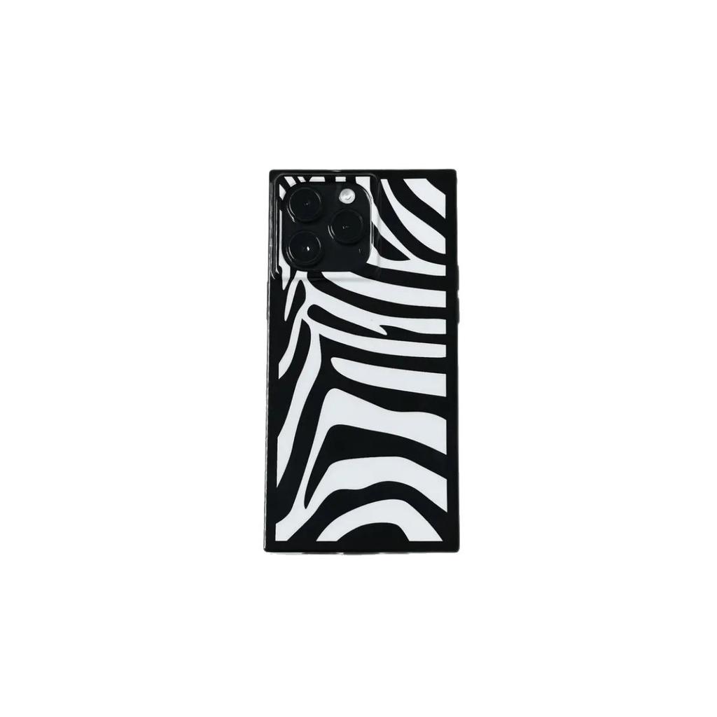 High-value simple square, suitable for Apple 16/17Pro mobile phone case iPhone1513 striped 12 soft 14
