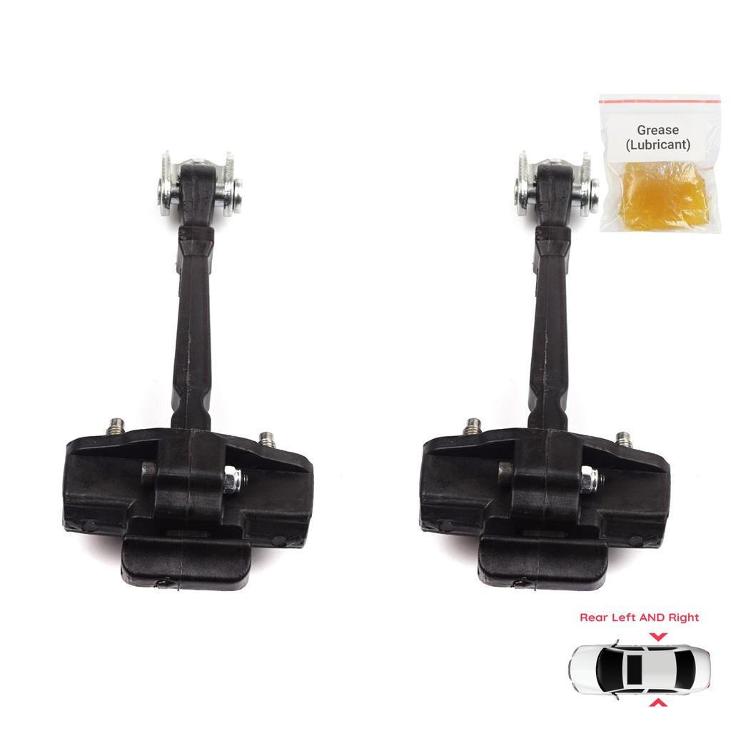 EDP1260-1 Rear Left AND Right Door Catch Hinge Brake Stop Check Strap Limiter for Renault Clio MK4 BH/KH 2012-2021 824307049R